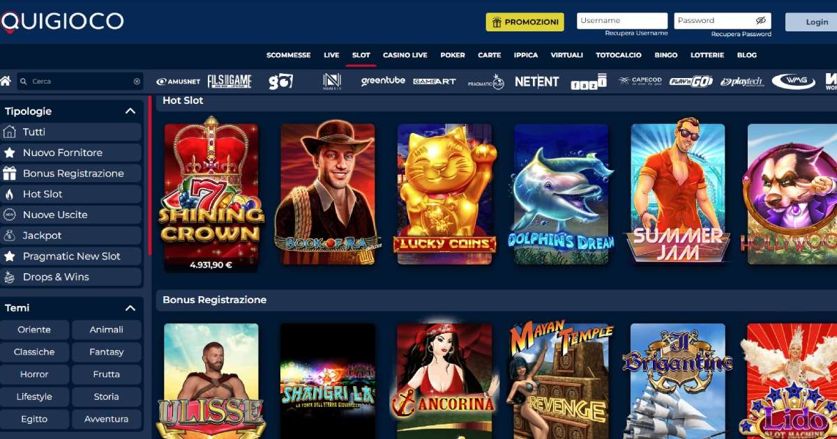 Quigioco Slot: Scopri le Novità da Giocare con Bonus