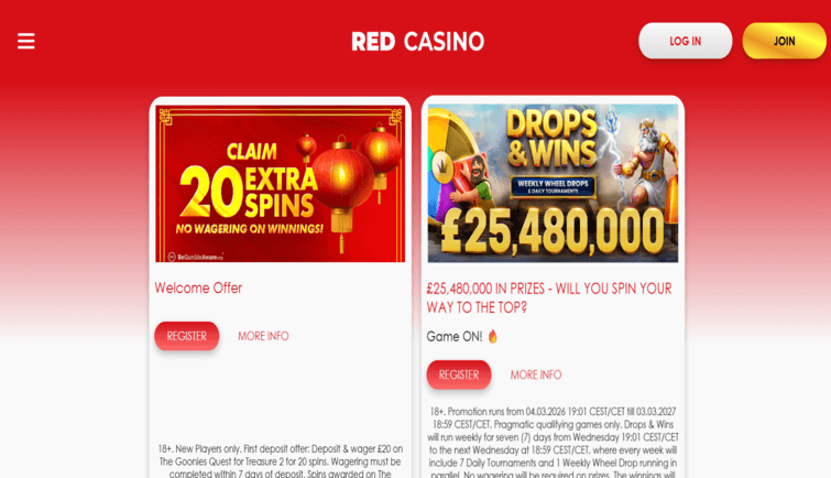 Red1CasinoLoginUK Login — Review