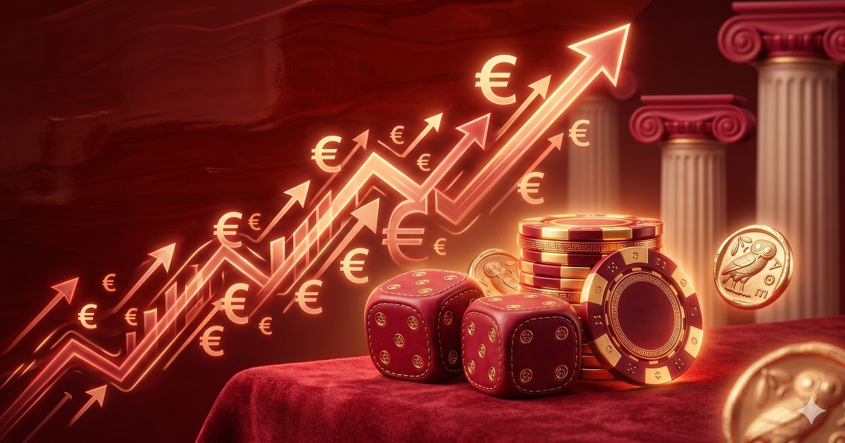 Εκτόξευση της ελληνικής αγοράς online τυχερών παιχνιδιών - €3,07 δισ. το 2025
