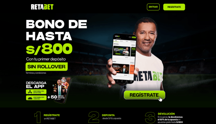 Imagen de Retabet apuestas Perú bono de bienvenida