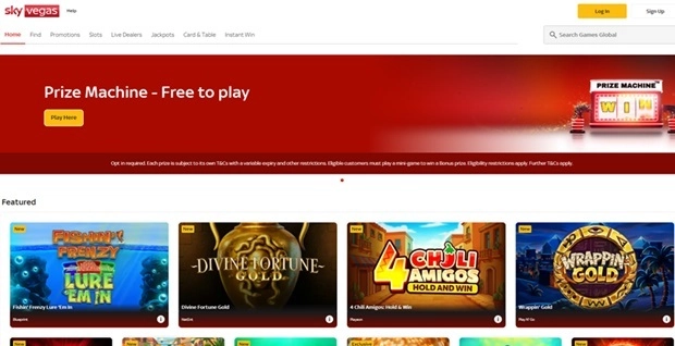Sky Vegas Online Casino
