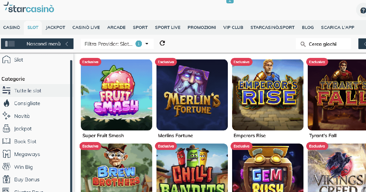 Cos’ è Slotmill il nuovo provider in esclusiva su StarCasino