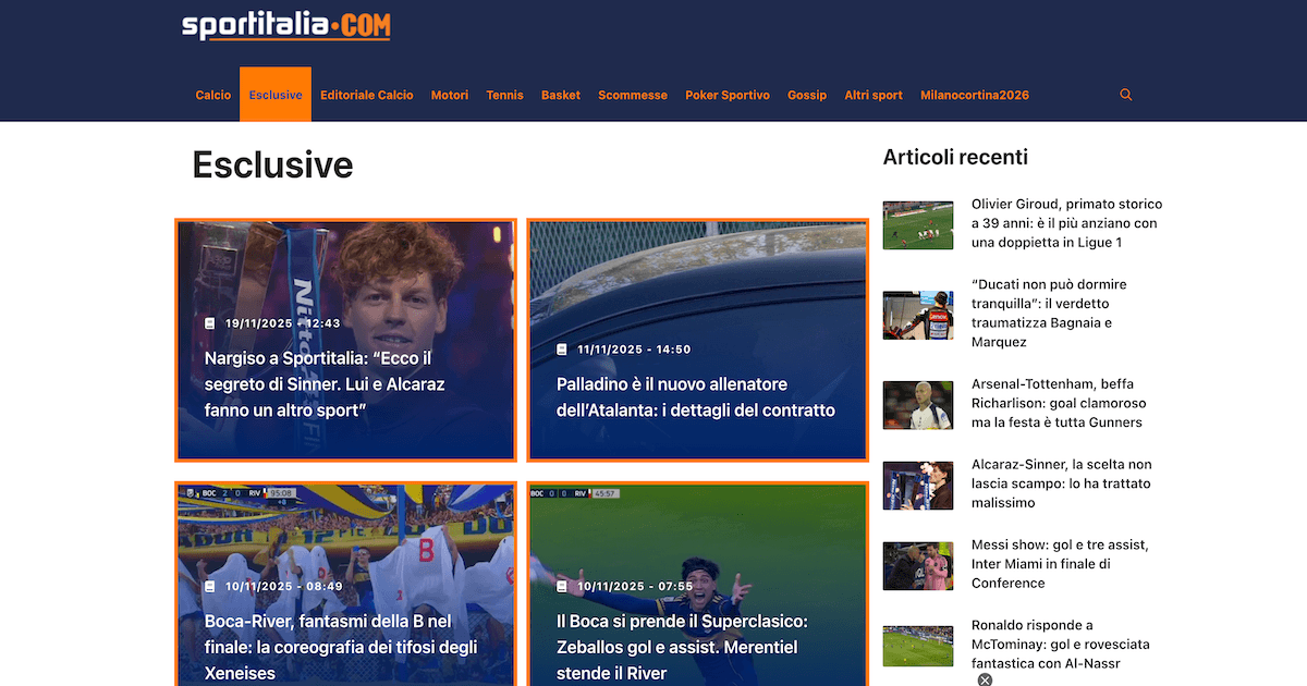 Sportitalia, l’alternativa gratuita per l’informazione sportiva
