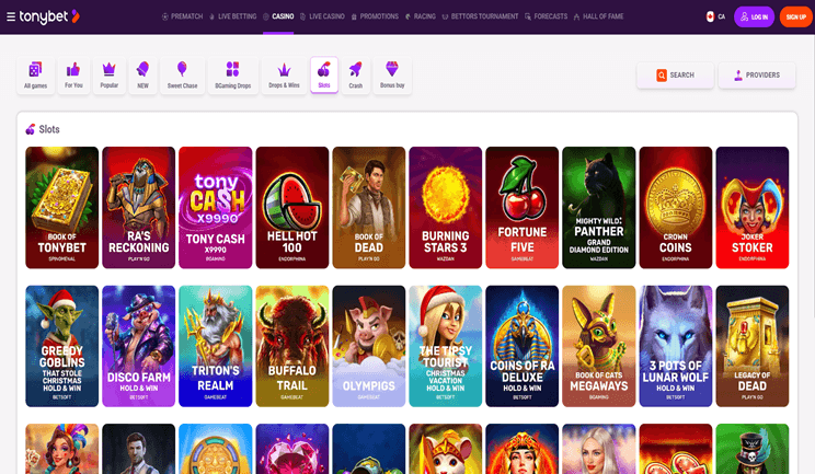 Tonybet casino