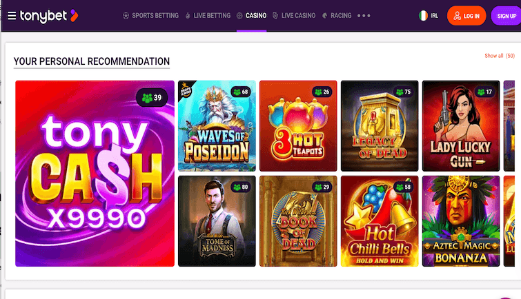 Tonybet casino