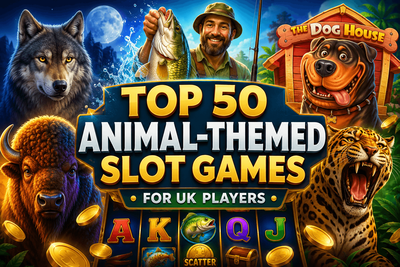 Top 50 Animal-Themed Slot Games for UK Players