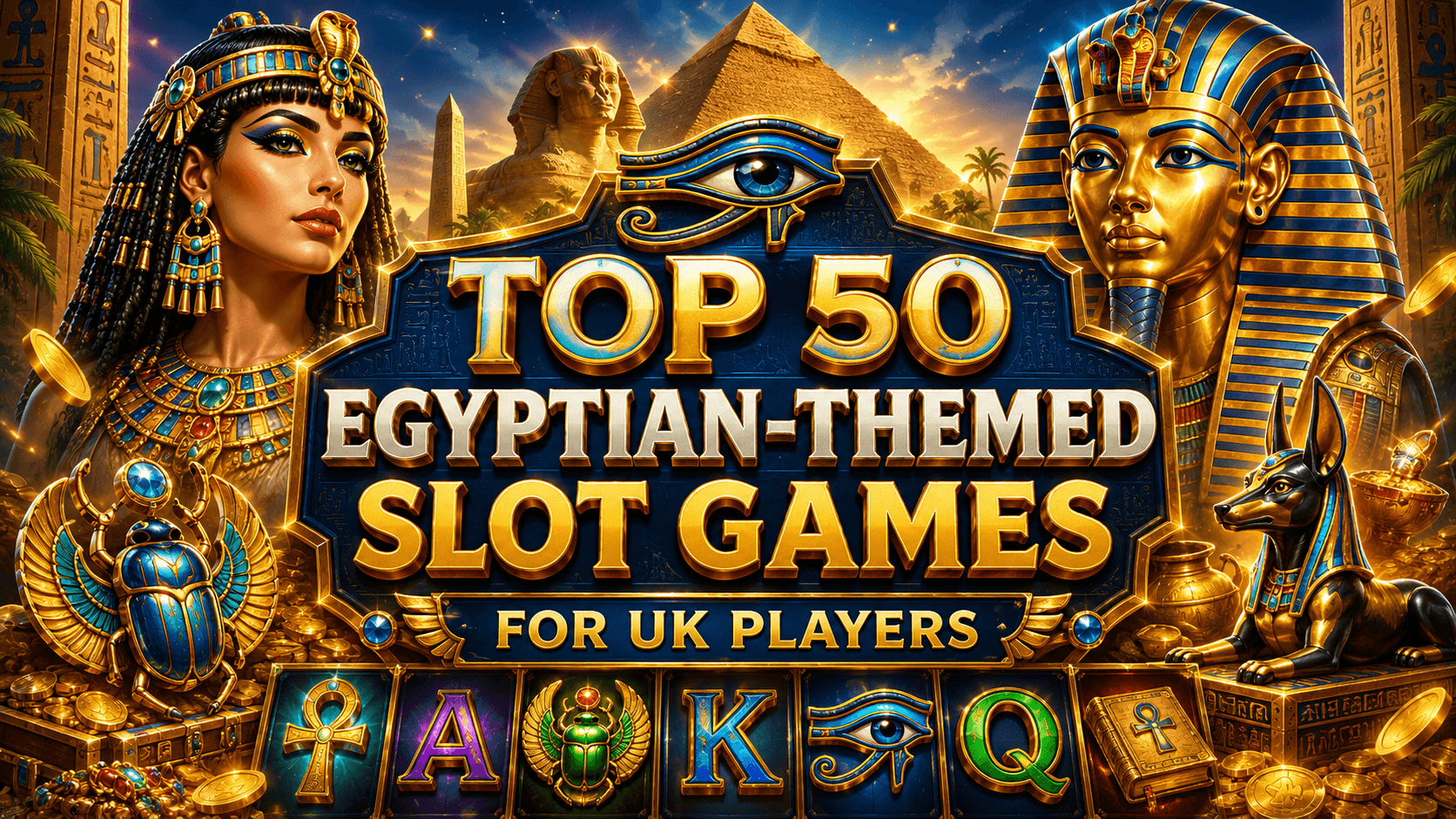 Top 50 Egypt-Themed Slot Games for UK Players (June 2026)