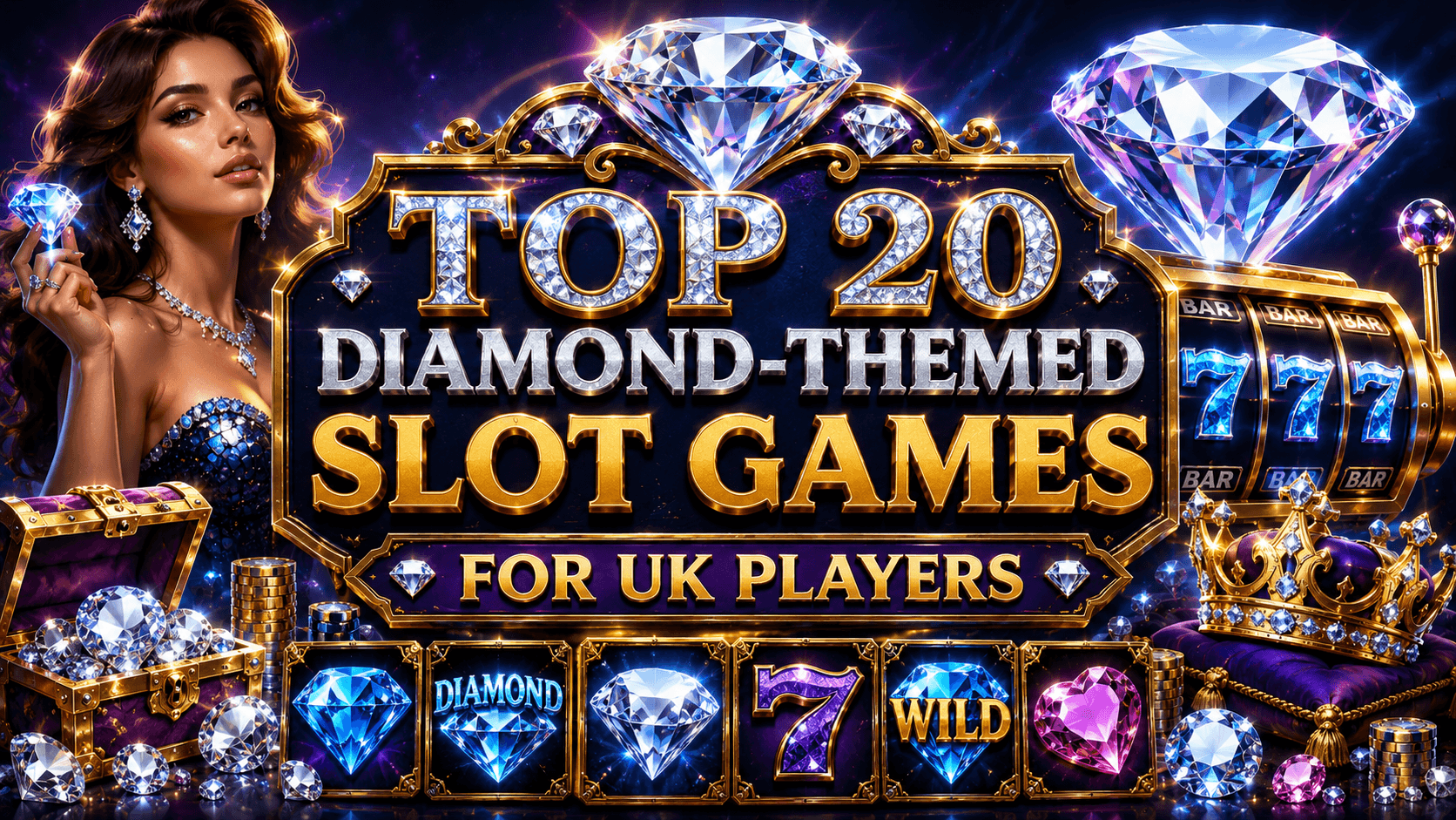 Top 20 Diamond-Themed Slot Games for UK Players