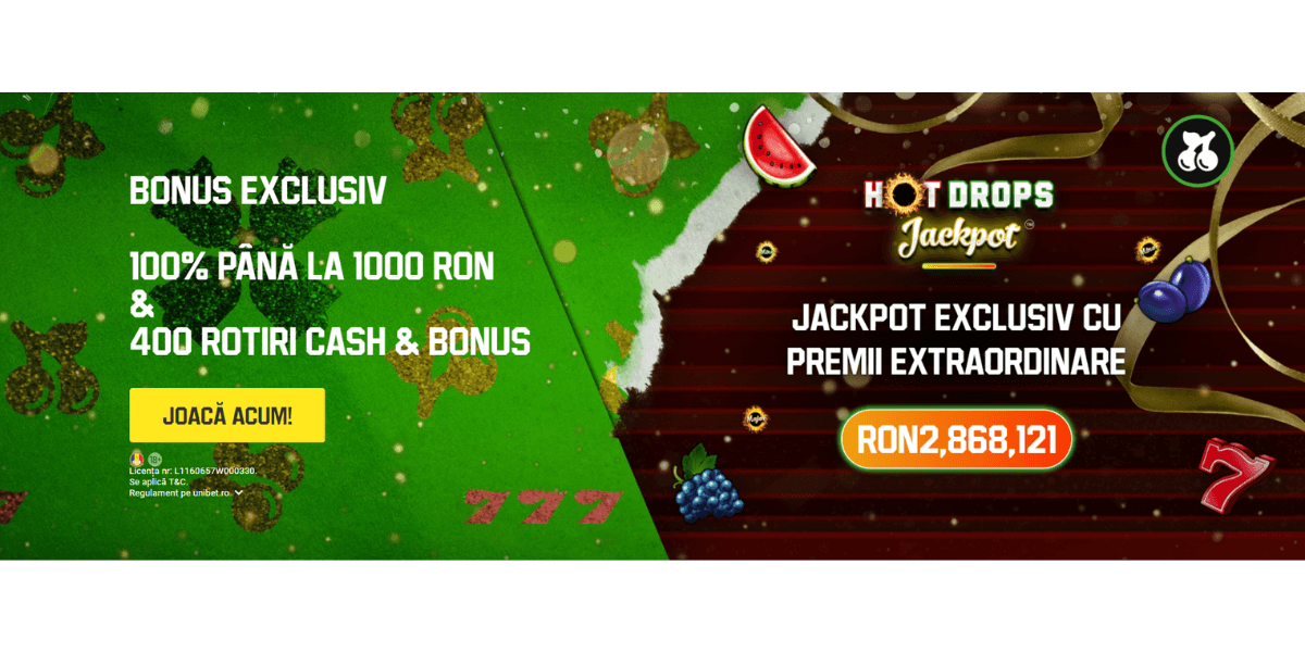 Unibet bonus de bun venit 2026