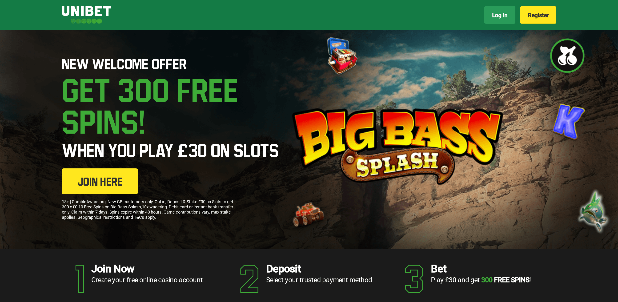 Unibet Casino Bonus Code: Get 300 Free Spins When You Stake £30