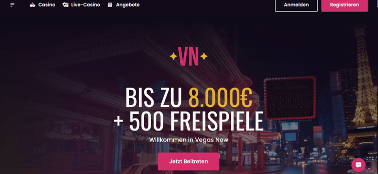 VegasNowCasino1 Casino Platform: Die besten Freispiele und Spielangebote im Überblick