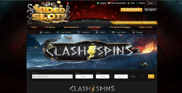 VideoSlots Casino Site