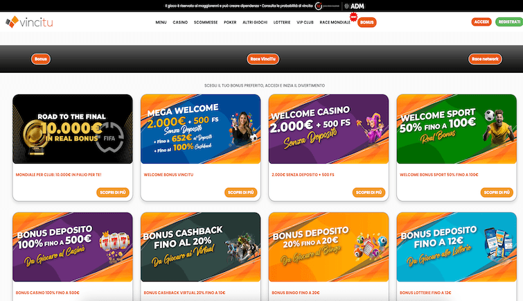 Promo Vincitu Casino