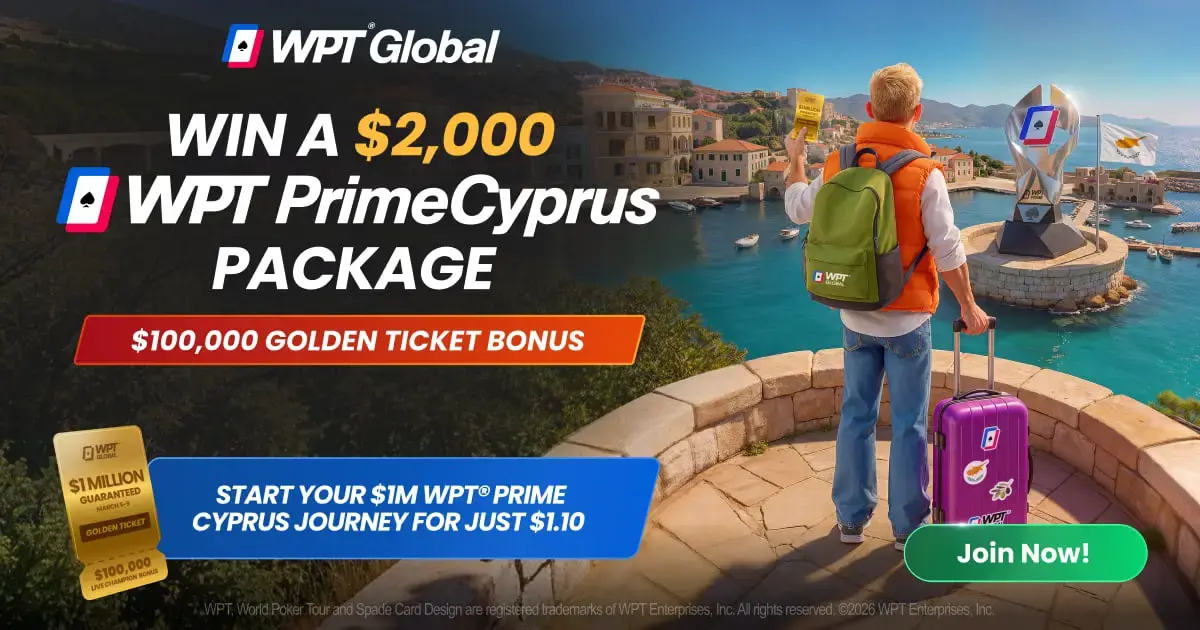 Land A WPT Prime Cyprus Championship Package For $1.10